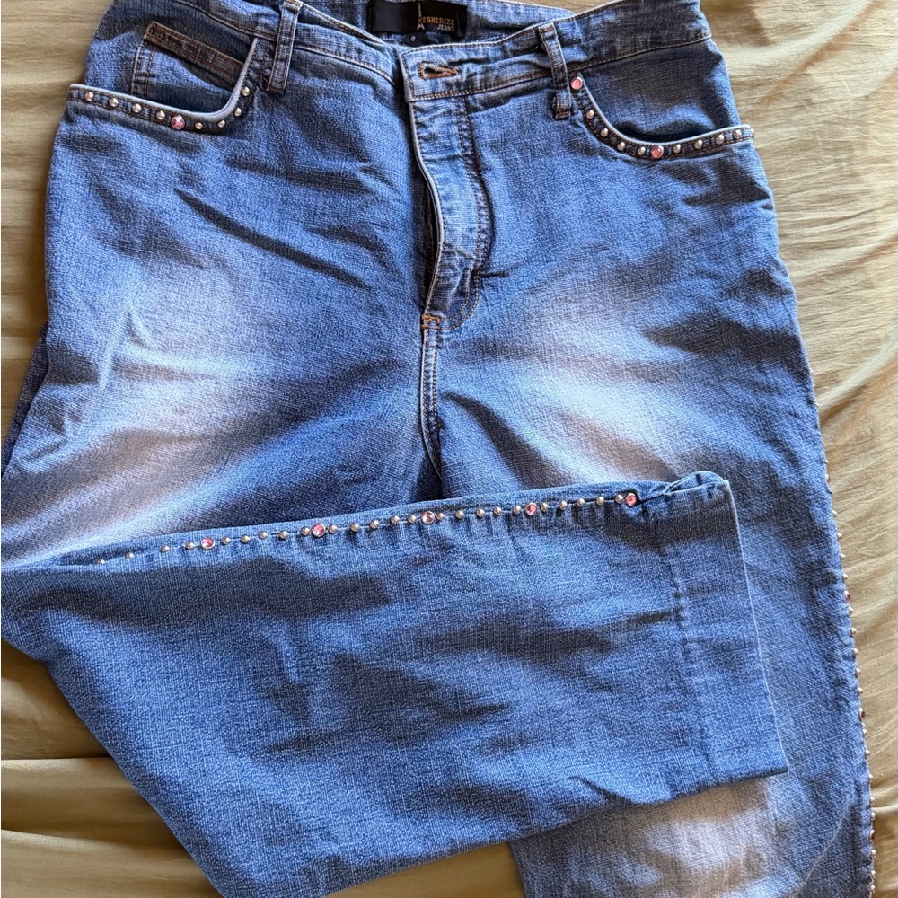 Studded Jeans so cozy and cute